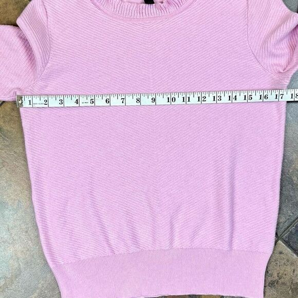 J. Crew Women’s Pink Ruffle Mock Turtleneck Sweater XS - Picture 6 of 10